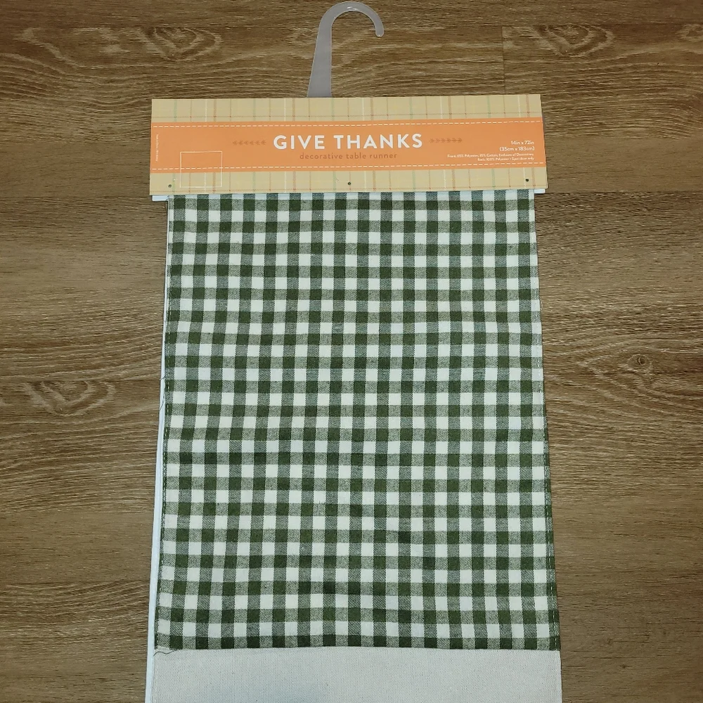 Give Thanks Decorative Table Runner 14